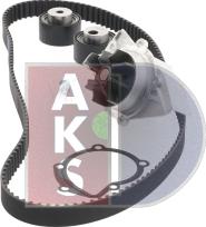 AKS Dasis 570314N - Ūdenssūknis + Zobsiksnas komplekts www.autospares.lv