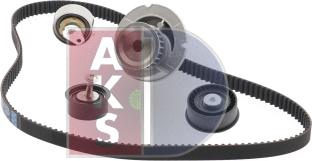 AKS Dasis 570316N - Water Pump & Timing Belt Set www.autospares.lv