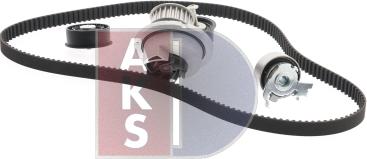 AKS Dasis 570316N - Water Pump & Timing Belt Set www.autospares.lv