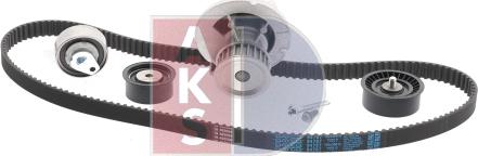 AKS Dasis 570311N - Water Pump & Timing Belt Set www.autospares.lv