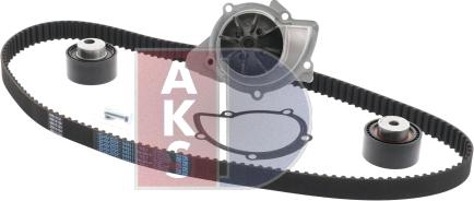 AKS Dasis 570317N - Water Pump & Timing Belt Set www.autospares.lv