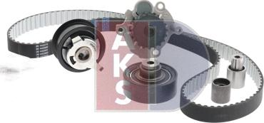 AKS Dasis 570334N - Водяной насос + комплект зубчатого ремня ГРМ www.autospares.lv