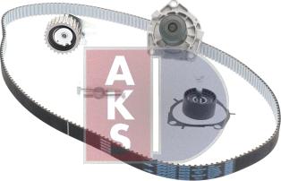 AKS Dasis 570332N - Водяной насос + комплект зубчатого ремня ГРМ www.autospares.lv