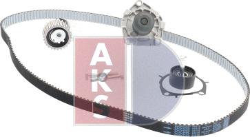 AKS Dasis 570332N - Water Pump & Timing Belt Set www.autospares.lv