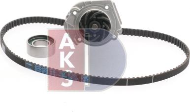 AKS Dasis 570329N - Водяной насос + комплект зубчатого ремня ГРМ www.autospares.lv