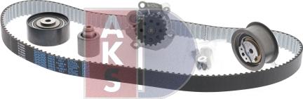 AKS Dasis 570293N - Water Pump & Timing Belt Set www.autospares.lv