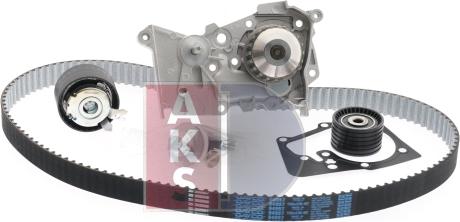 AKS Dasis 570292N - Ūdenssūknis + Zobsiksnas komplekts www.autospares.lv