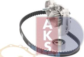 AKS Dasis 570254N - Ūdenssūknis + Zobsiksnas komplekts www.autospares.lv