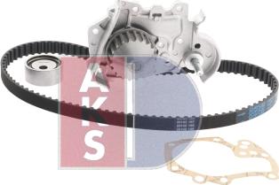 AKS Dasis 570269N - Водяной насос + комплект зубчатого ремня ГРМ www.autospares.lv