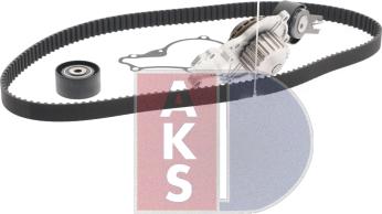 AKS Dasis 570266N - Ūdenssūknis + Zobsiksnas komplekts www.autospares.lv