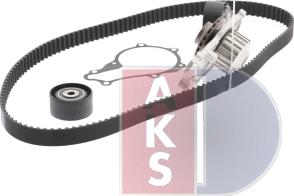 AKS Dasis 570266N - Ūdenssūknis + Zobsiksnas komplekts www.autospares.lv