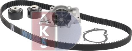 AKS Dasis 570260N - Water Pump & Timing Belt Set www.autospares.lv