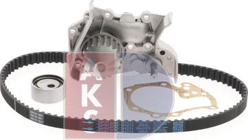 AKS Dasis 570268N - Водяной насос + комплект зубчатого ремня ГРМ www.autospares.lv