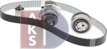 AKS Dasis 570286N - Water Pump & Timing Belt Set www.autospares.lv