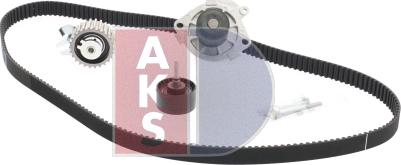 AKS Dasis 570283N - Ūdenssūknis + Zobsiksnas komplekts www.autospares.lv