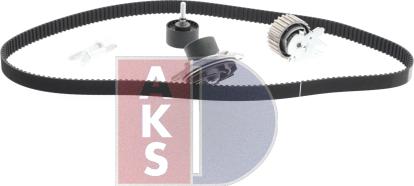 AKS Dasis 570283N - Water Pump & Timing Belt Set www.autospares.lv