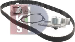 AKS Dasis 570278N - Water Pump & Timing Belt Set www.autospares.lv