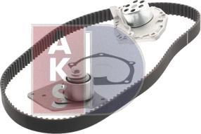 AKS Dasis 570278N - Water Pump & Timing Belt Set www.autospares.lv