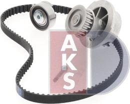 AKS Dasis 570272N - Ūdenssūknis + Zobsiksnas komplekts www.autospares.lv