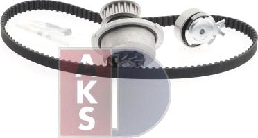 AKS Dasis 570272N - Ūdenssūknis + Zobsiksnas komplekts www.autospares.lv