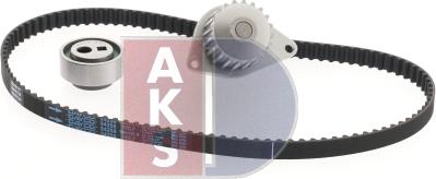 AKS Dasis 570277N - Ūdenssūknis + Zobsiksnas komplekts www.autospares.lv