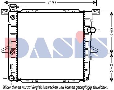 AKS Dasis 090056N - Radiators, Motora dzesēšanas sistēma www.autospares.lv
