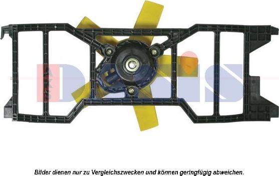 AKS Dasis 098105N - Ventilators, Motora dzesēšanas sistēma autospares.lv