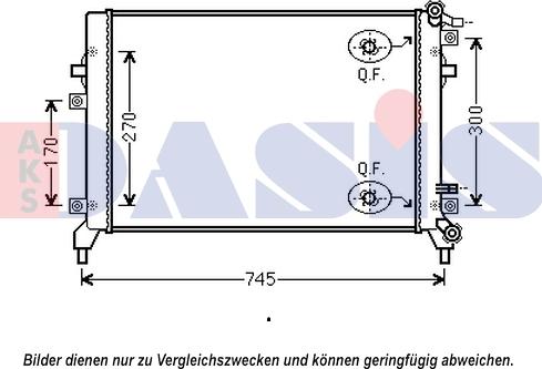 AKS Dasis 040053N - Radiators, Motora dzesēšanas sistēma www.autospares.lv