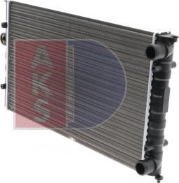 AKS Dasis 040780N - Radiators, Motora dzesēšanas sistēma autospares.lv