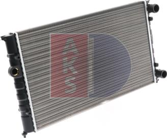 AKS Dasis 040780N - Radiators, Motora dzesēšanas sistēma autospares.lv