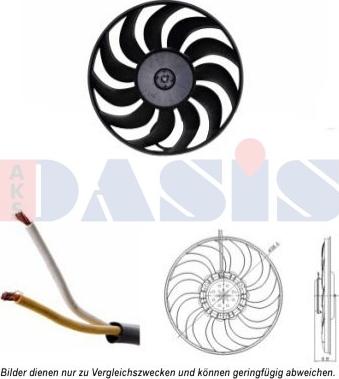 AKS Dasis 048054N - Ventilators, Motora dzesēšanas sistēma www.autospares.lv