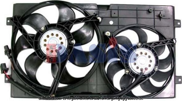 AKS Dasis 048036N - Ventilators, Motora dzesēšanas sistēma www.autospares.lv