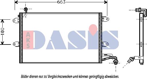 AKS Dasis 042002N - Kondensators, Gaisa kond. sistēma www.autospares.lv