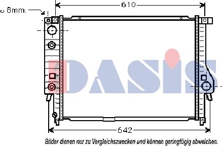 AKS Dasis 051000N - Radiators, Motora dzesēšanas sistēma www.autospares.lv