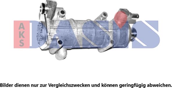 AKS Dasis 065022N - Radiators, Izplūdes gāzu recirkulācija www.autospares.lv