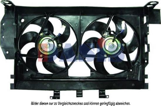 AKS Dasis 068012N - Fan, radiator www.autospares.lv