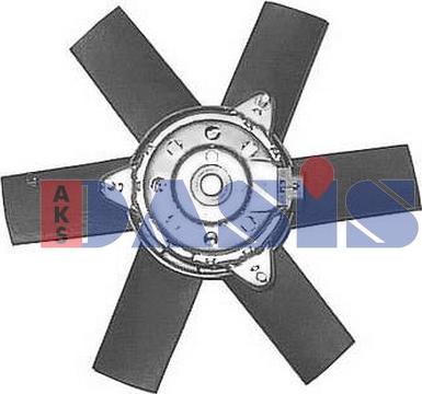 AKS Dasis 068075N - Fan, radiator www.autospares.lv