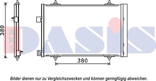 AKS Dasis 062022N - Kondensators, Gaisa kond. sistēma www.autospares.lv