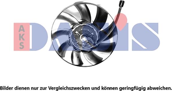 AKS Dasis 028007N - Ventilators, Motora dzesēšanas sistēma www.autospares.lv