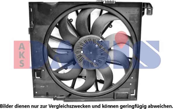 AKS Dasis 028016N - Ventilators, Motora dzesēšanas sistēma www.autospares.lv