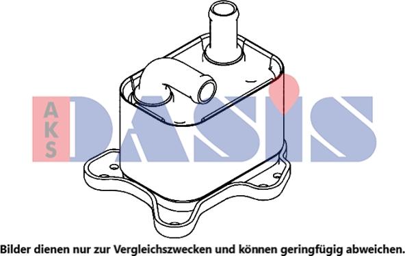 AKS Dasis 156014N - Eļļas radiators, Automātiskā pārnesumkārba www.autospares.lv