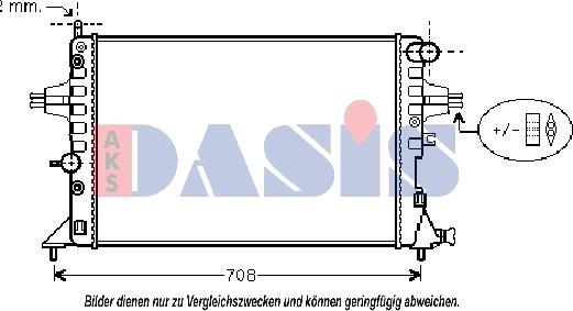 AKS Dasis 151640N - Radiators, Motora dzesēšanas sistēma www.autospares.lv