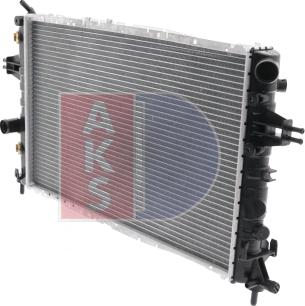 AKS Dasis 151860N - Radiators, Motora dzesēšanas sistēma www.autospares.lv