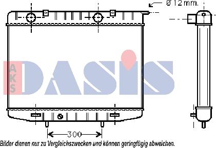 AKS Dasis 151800N - Radiators, Motora dzesēšanas sistēma www.autospares.lv