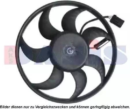 AKS Dasis 158077N - Ventilators, Motora dzesēšanas sistēma www.autospares.lv