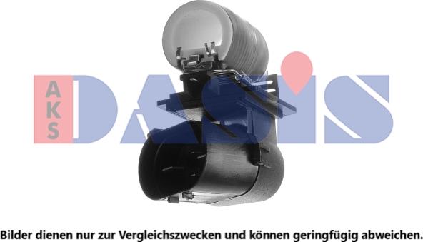 AKS Dasis 158145N - Rezistors, Salona ventilators www.autospares.lv