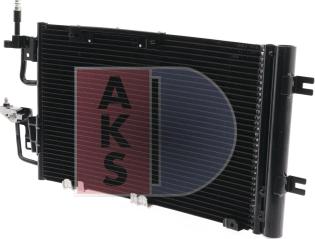 AKS Dasis 152003N - Condenser, air conditioning www.autospares.lv