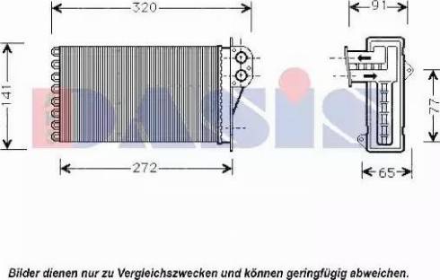 AKS Dasis 169006N - Siltummainis, Salona apsilde www.autospares.lv