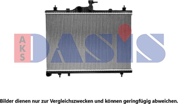 AKS Dasis 180006N - Radiators, Motora dzesēšanas sistēma www.autospares.lv