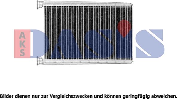 AKS Dasis 139016N - Heat Exchanger, interior heating www.autospares.lv